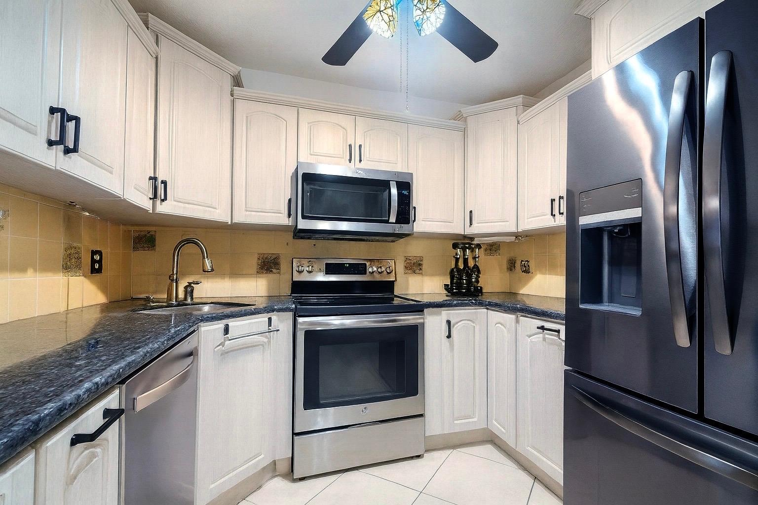 Kitchen sink and bar seating